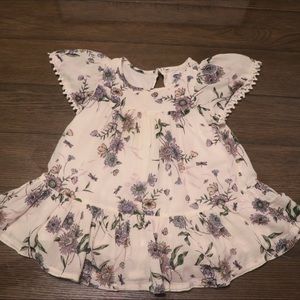 Old Navy Girls Flutter Floral Dress Size 18-24M